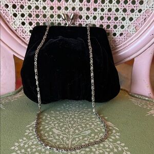 Black evening bag